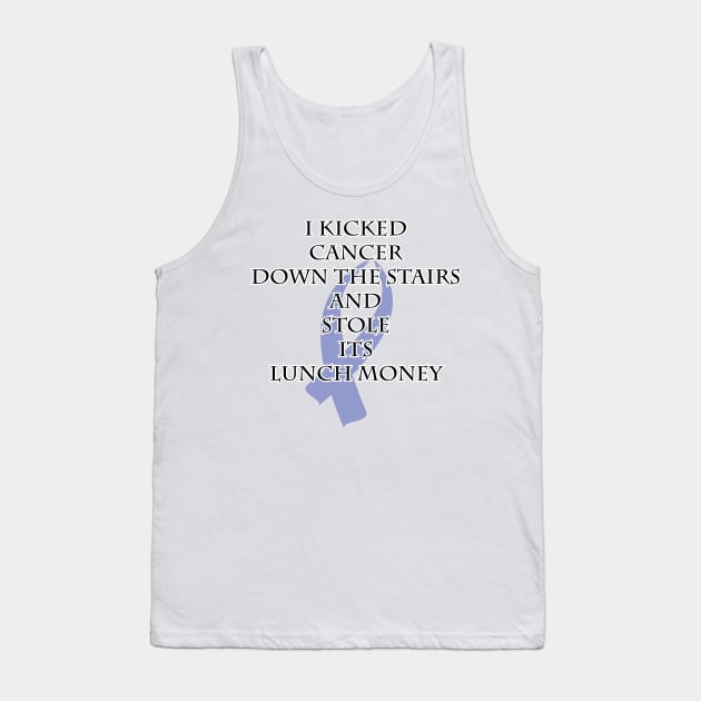 Cancer Bully (Periwinkle Ribbon) Tank Top by BlakCircleGirl